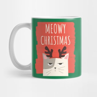 Christmas Cat Merry Christmas Holiday Mug